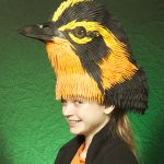 Blackburnian Warbler Hat (Sheet Craft Foam and Acrylic Paint)