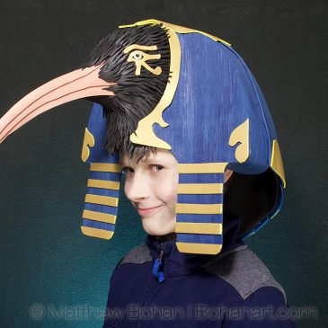 Early Halloween…Egyptian Hats! Thoth Ibis and Unified Egyptian Crown